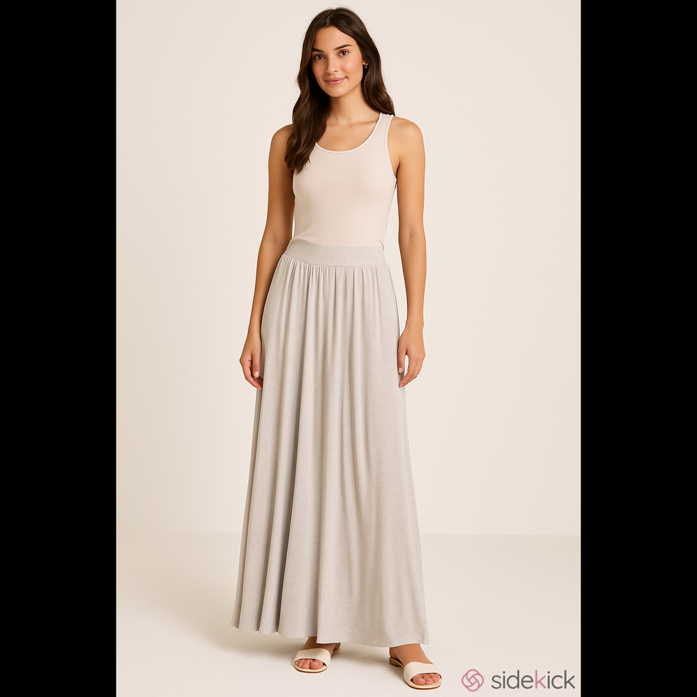 Women's Versona Maxi Skirt Size M Beige